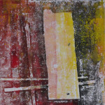 Monoprint 3 - werk op papier 25 x 25 cm (2008)